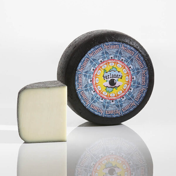 Forma di formaggio Pecorino Fresco Perla Nera