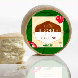 Forma di formaggio Pecorino Stagionato il Colle CLA