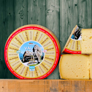 Forma di formaggio Val di Sole di Malga